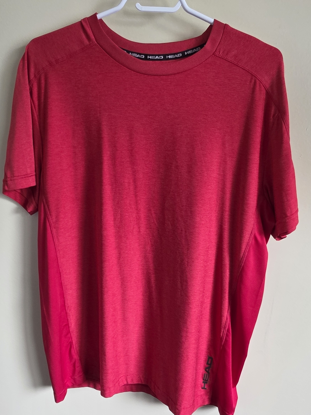 HEAD Men’s Red Performance Crew Neck T-Shirt Size M